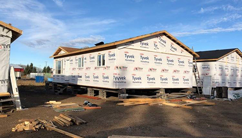 Ready-to-move homes being built by Value Master Homes, a Cold Lake-based company, for Cold Lake First Nations.